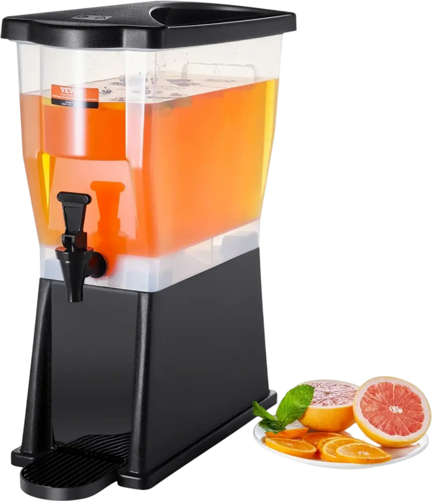 Vevor Beverage Dispenser 3 Gal Plastic Drink Server with Stand Spigot Lid New