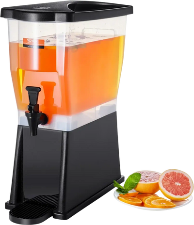 VEVOR Beverage Dispenser, 3 Gallon Drink Dispenser for Parties, Plastic Juice Dispenser with Stand Spigot Lid, Iced Tea Lemonade Juice Water Dispenser, for Restaurants, Hotels, Parties