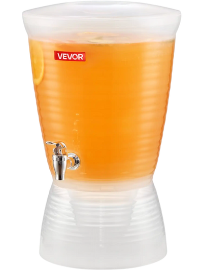 Vevor Beverage Dispenser 2.64 Gal Plastic with Spigot New