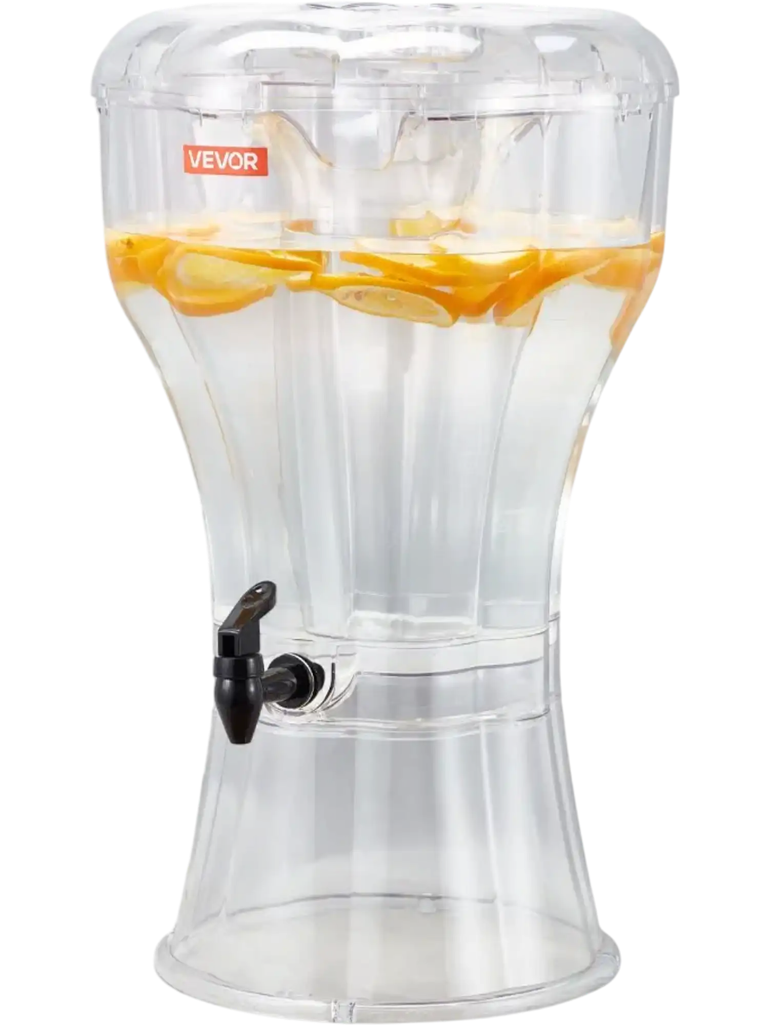 Vevor Beverage Dispenser 3.4 Gal Plastic Drink Dispenser with No-Drip Spigot New