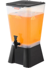 VEVOR Beverage Dispenser, 5 Gallon Drink Dispenser for Parties, Plastic Juice Dispensers with No-Drip Spigot, Iced Tea Lemonade Juice Water Dispensers, for Restaurants, Hotels, Parties