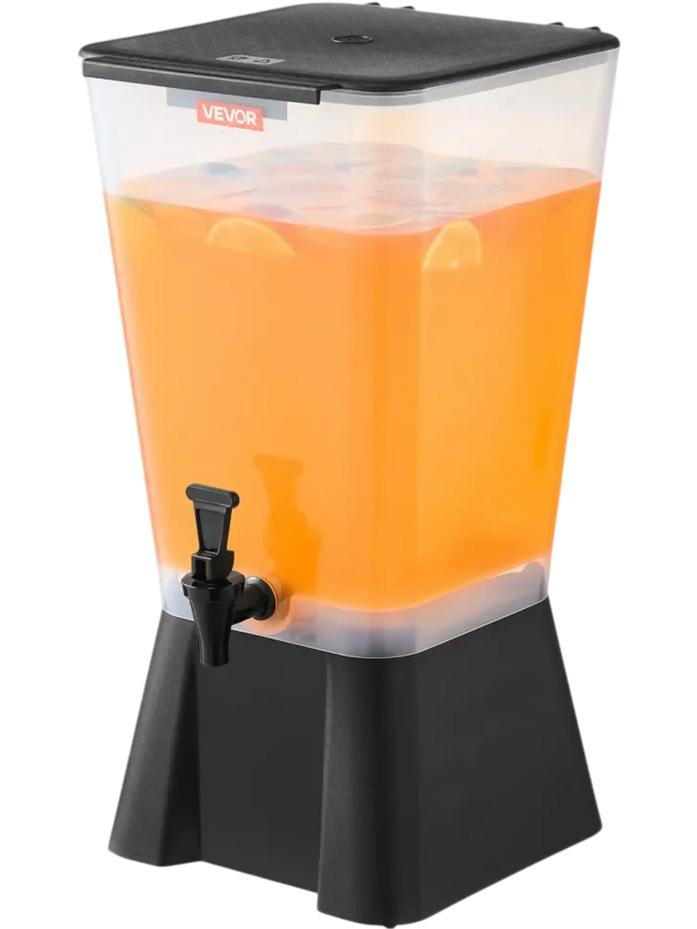 VEVOR Beverage Dispenser, 5 Gallon Drink Dispenser for Parties, Plastic Juice Dispensers with No-Drip Spigot, Iced Tea Lemonade Juice Water Dispensers, for Restaurants, Hotels, Parties