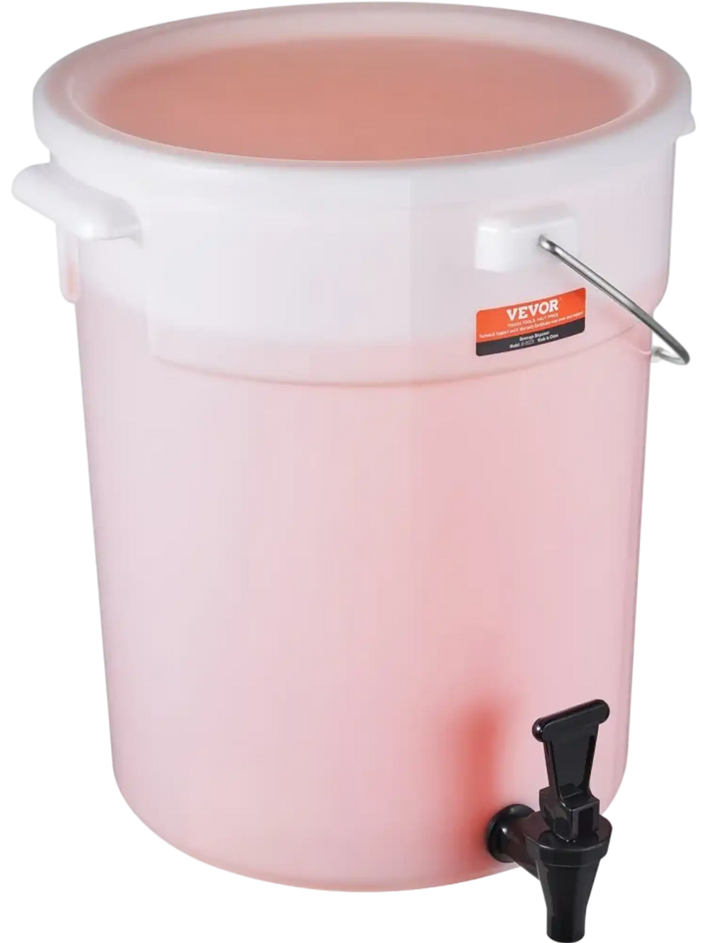 VEVOR Beverage Dispenser, 5 Gallon Drink Dispensers for Parties, Plastic Juice Dispenser with Spigot and Lid, Iced Tea Lemonade Juice Water Dispenser, for Restaurants, Hotels, Parties