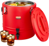 VEVOR Insulated Beverage Dispenser, 8 Gal/30.3L Thermal Hot and Cold Drink Server Dispenser with Spigot, Food-Grade Cooler Jug with 304 Stainless Steel Interior, for Tea Coffee Restaurant Outdoor