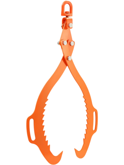 VEVOR 32in Log Lifting Tongs, 2-Claw Log Tongs, Heavy Duty Steel Log Grapple, 1543LBS Lifting Capacity, Swivel Log Graper Timber, Eagle Claw Design, Log Skidding Tongs for Trucks, Tractors, Forklifts