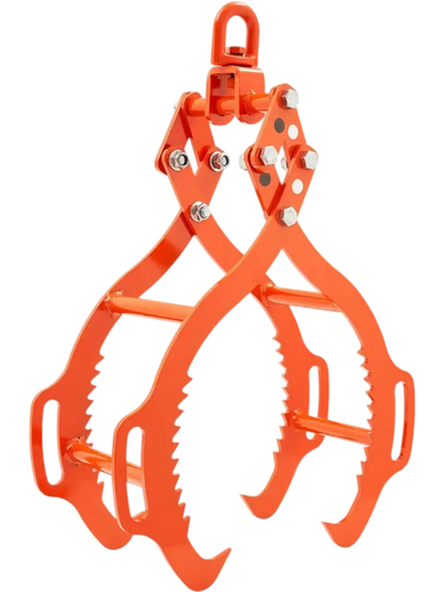 VEVOR 36in Log Lifting Tongs, 4-Claw Log Tongs, Heavy Duty Steel Log Grapple, 3300LBS Lifting Capacity, Swivel Log Graper Timber, Eagle Claw Design, Log Skidding Tongs for Trucks, Tractors, Forklifts