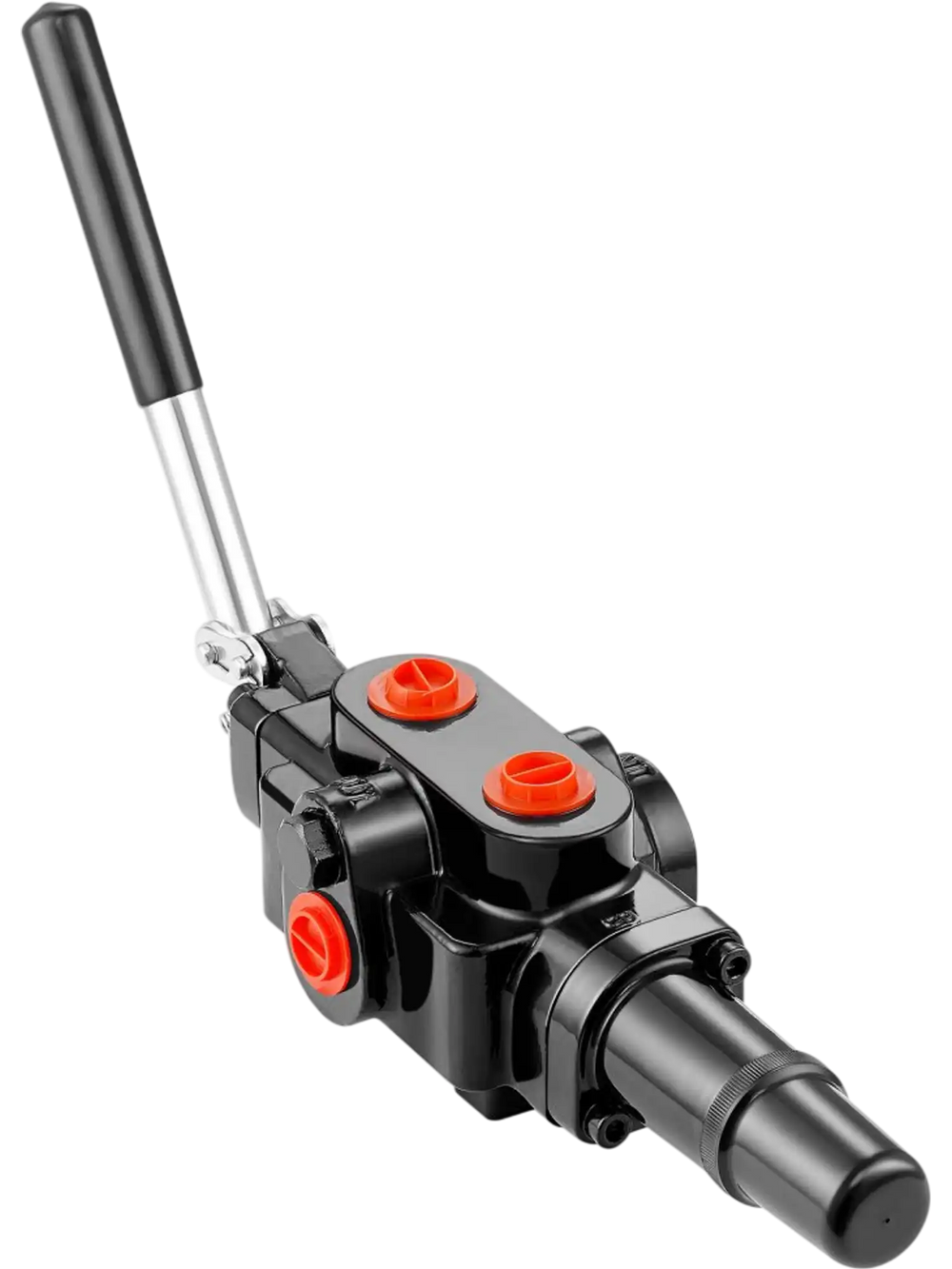 VEVOR Hydraulic Log Splitter Valve 1 Spool, 25 GPM Hydraulic Directional Control Valve, 3626PSI Hydraulic Loader Valve, Hydraulic Joystick Control Valve for Small Tractors, Loaders, Log Splitter