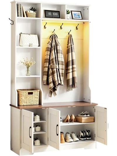 Vevor Hall Tree with Bench and Shoe Storage 39.4