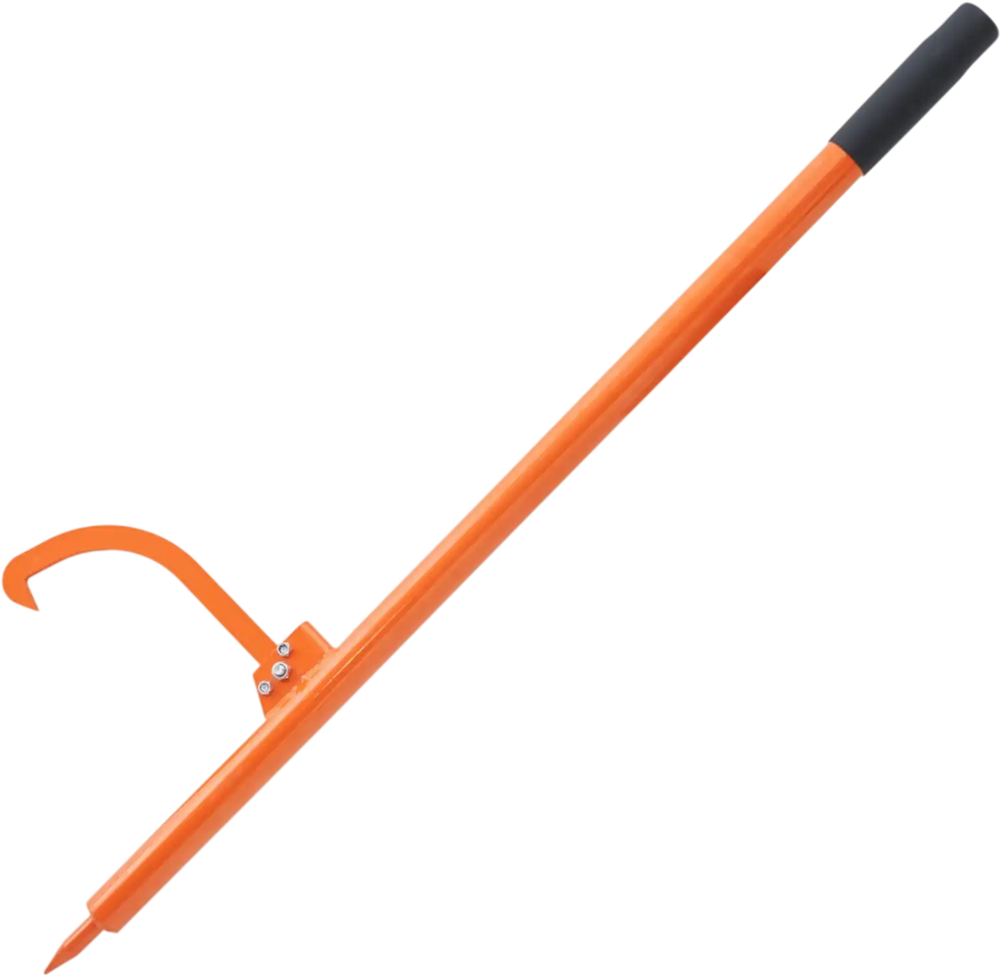 VEVOR Log Peavey, 46.5 in, Metal Handle Log Lifter, Heavy Duty Log Roller with Max 19 in Opening, Rust-Resistant Log Jack Cant Hook, Felling Log Roller Tool for Rolling, Raising, Turning Logs