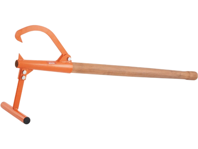 VEVOR Timberjack, 46.5 in, Heavy Duty Log Lifter with Wooden Handle, Log Roller with Adjustable Cant Hook, Logging Tools Log Jack for Logs Ups to 15