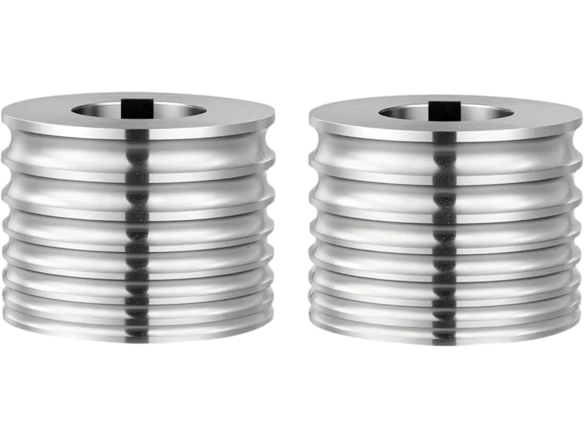 Vevor Replacement Roller for Rolling Mill 7 Groove Sizes 2 Round Rollers New