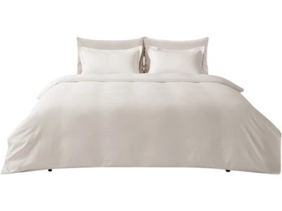 Vevor Duvet Cover Set King 100% Cotton 3-Piece White Bedding New