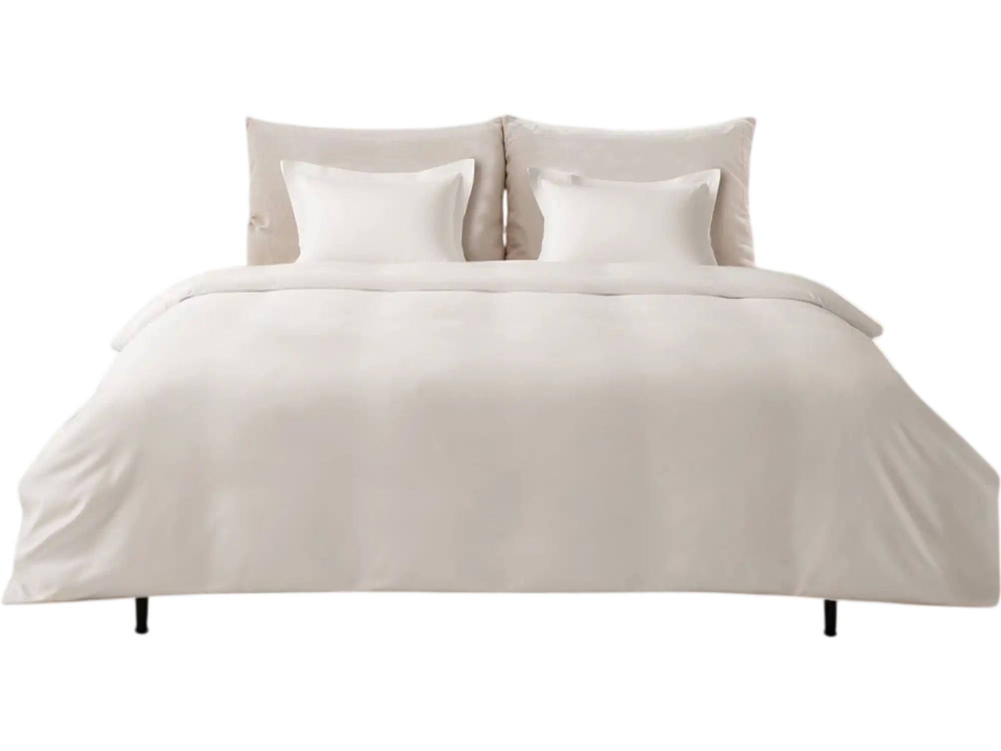 Vevor Duvet Cover Set Queen 100% Cotton 3-Piece White Bedding New