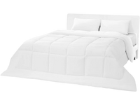 VEVOR Comforter Duvet Insert, 102 x 90 in, King Size Down Alternative Comforter, Quilted All Season Duvet with 4 Tabs, Soft & Machine Washable, Box Stitched Bedding for Home Hotel, Women/Men, White