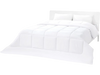 VEVOR Comforter Duvet Insert, 88 x 88 in, Queen Size Down Alternative Comforter, Quilted All Season Duvet with 4 Tabs, Soft & Machine Washable, Box Stitched Bedding for Home Hotel, Women/Men, White