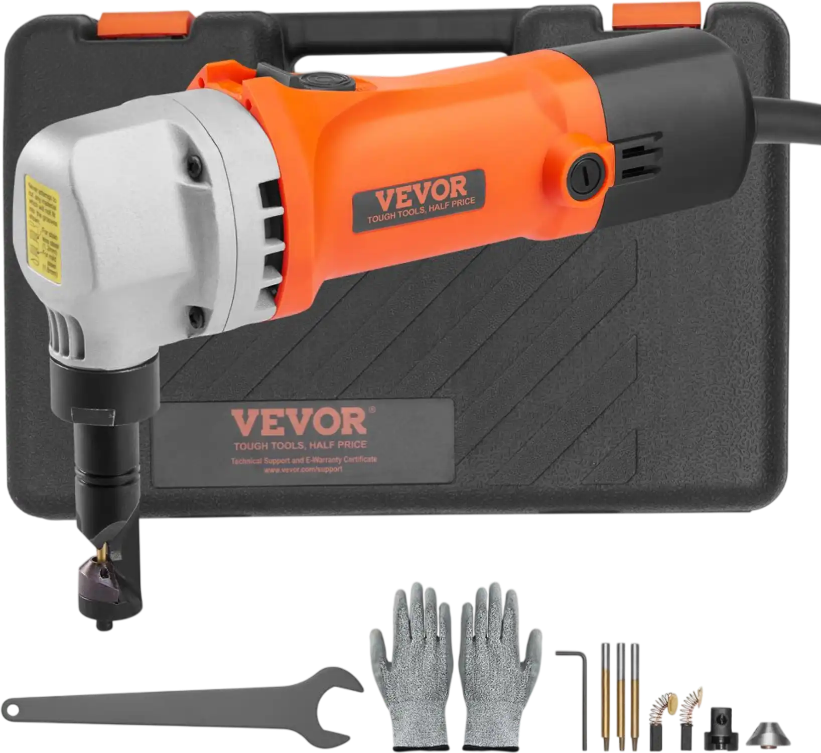 Vevor Sheet Metal Nibbler 550W 2200 RPM 360 Degree Rotation Metal Cutter New