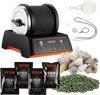 VEVOR Rock Tumbler Kit, 2 lbs Rock Polishing Kit, 4 Speed Settings 9-Day Polishing Timer Stone Polishing Kit, Rock Polisher with Rough Gemstones and Polishing Grits, Rock Polisher for Adults Kids