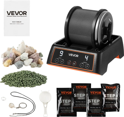 Vevor Rock Tumbler 1 lb Polishing Machine Kit New
