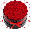 VEVOR Forever Flowers, 27 Preserved Roses in a Box, Eternal Flowers Immortal Bouquet Birthday Present for Delivery Prime Women Her Wife Mothers, Anniversary, Valentine's Day,Christmas, Red
