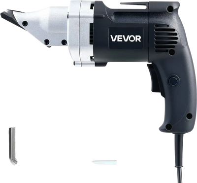 Vevor Electric Metal Shear 4.0-Amp Corded Sheet Metal Cutter with 360-Degree Swivel Head New