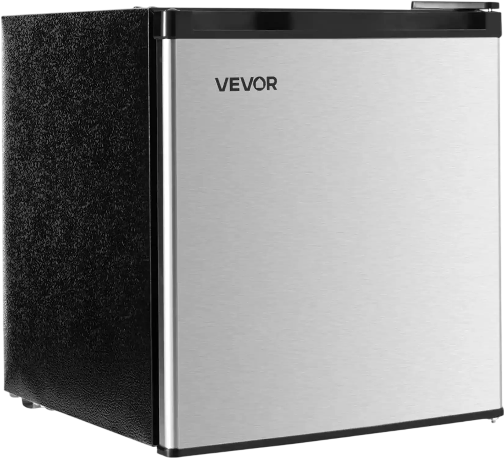 Vevor Mini Fridge 1.6 Cu. Ft. Single Door Compact Refrigerator Stainless New