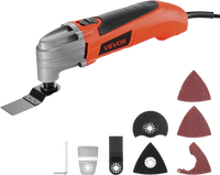 VEVOR Oscillating Tool Multitool, 2.2Amps 22,000 OPM Electric Oscillating Multi Tool Kit Corded with 2.8° Oscillating Angle, 7PCS Saw Accessories for Cutting, Scraping, Sanding, Floor Stripping