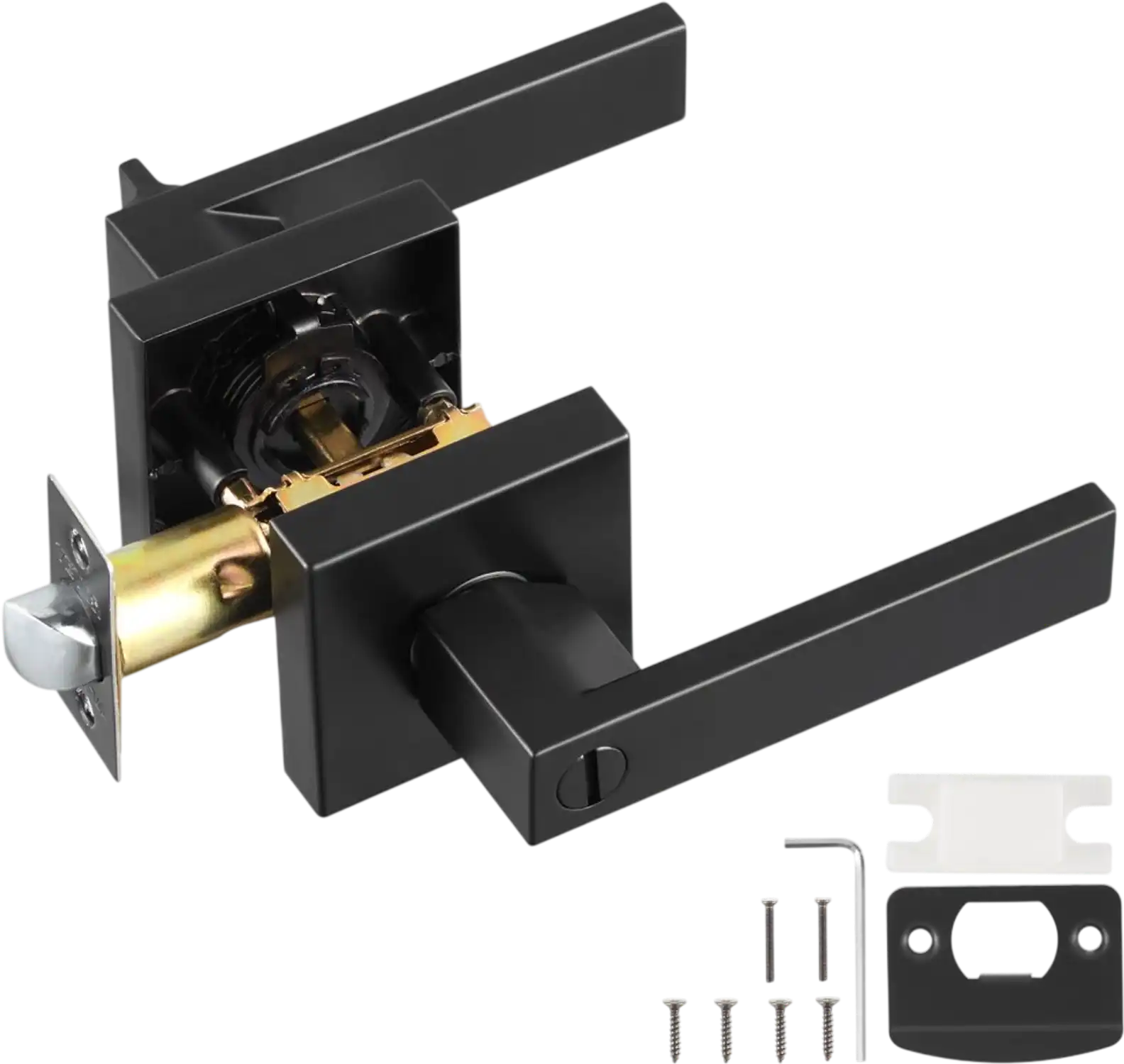Vevor Door Handle Privacy Matte Black Reversible Interior Lever New
