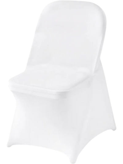 VEVOR 150 Pcs White Chair Covers, Polyester Spandex Chair Cover, Stretch Slipcovers for Wedding Party Dining Banquet Flat-Front Chair Covers, Fits Chair Measures up to 17.72 x 18.11 x 30.31 inch
