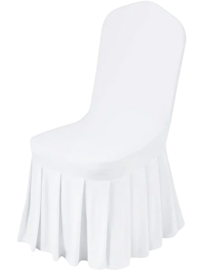 Vevor Chair Covers 30-Piece White Polyester Spandex Stretch Slipcovers New