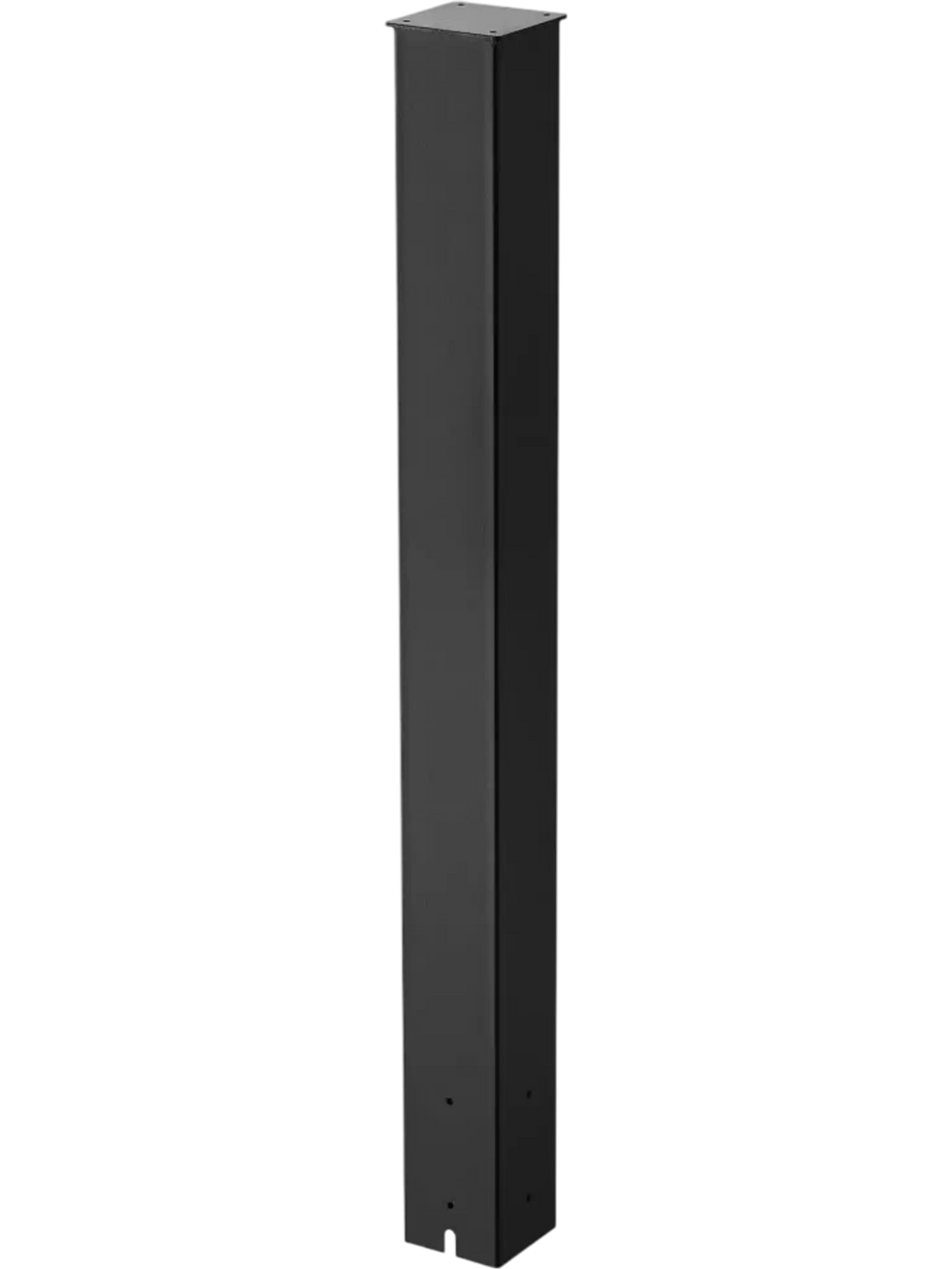 VEVOR Mailbox Post, 43 x 4 x 4 Inches, Steel In-Ground Mounting Mail Box Stand with Powder Coating Surface, Heavy Duty Metal Post Sleeve Kit for Outside Curbside Residential Use, Easy Install, Black