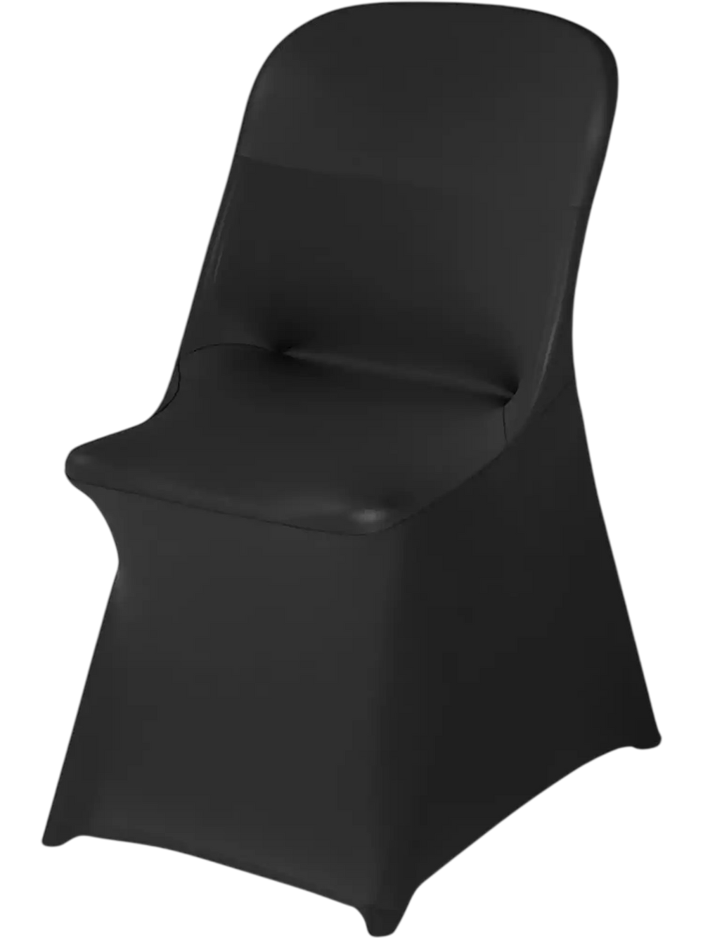 VEVOR 30 Pcs Black Chair Covers, Polyester Spandex Chair Cover, Stretch Slipcovers for Wedding Party Dining Banquet Flat-Front Chair Covers, Fits Chair Measures up to 18.11 x 19.69 x 33.86 inch