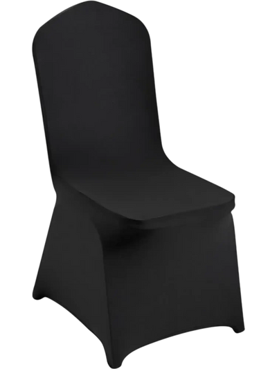 VEVOR Stretch Spandex Folding Chair Covers, Universal Fitted Chair Cover, Removable Washable Protective Slipcovers, for Wedding, Holiday, Banquet, Party, Celebration, Dining (30PCS Black)