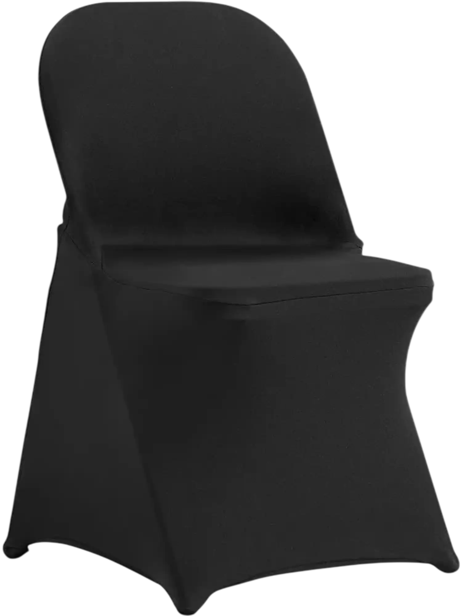 Vevor Chair Covers Stretch Spandex Folding Chair Slipcovers 50-Piece Black Set New
