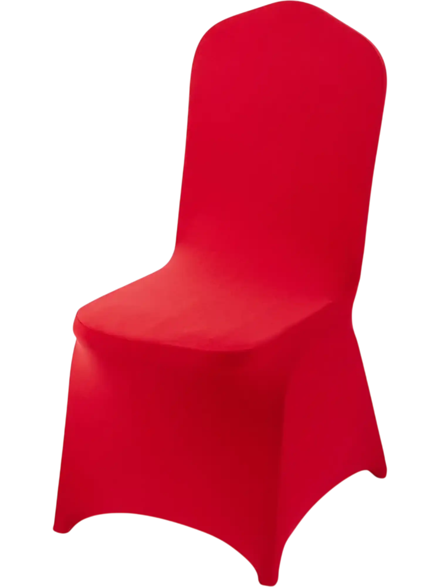 Vevor Chair Covers 50-Piece Red Stretch Spandex Banquet Slipcovers New