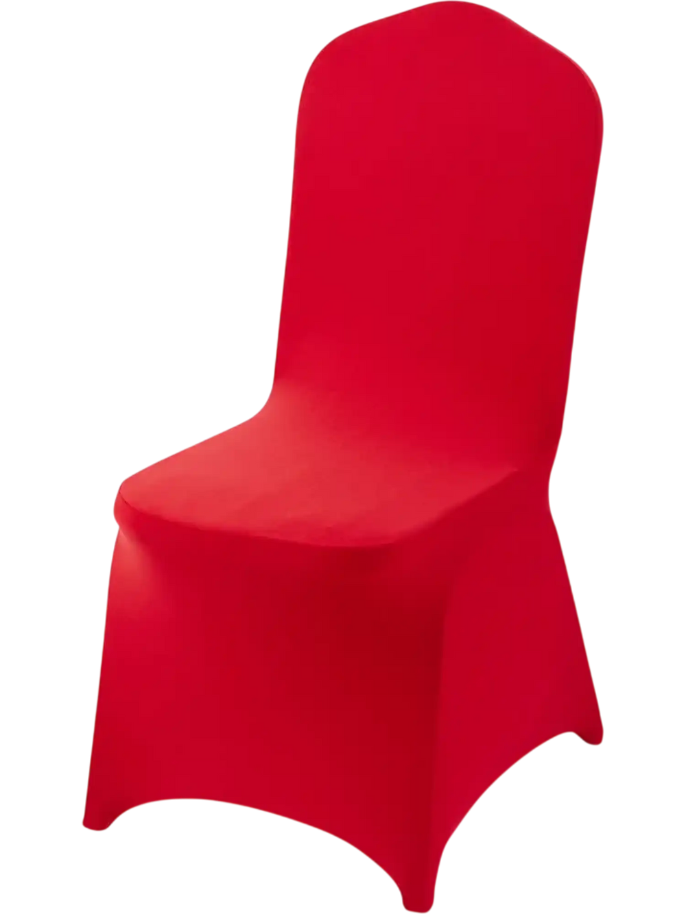 VEVOR 50 Pcs Red Chair Covers, Polyester Spandex Chair Cover, Stretch Slipcovers for Wedding Party Dining Banquet Flat-Front Chair Covers, Fits Chair Measures up to 20.08 x 17.72 x 37.4 inch