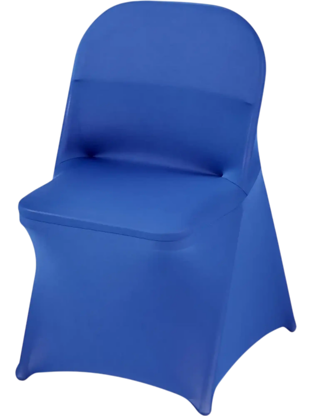 VEVOR 50 Pcs Blue Chair Covers, Polyester Spandex Chair Cover, Stretch Slipcovers for Wedding Party Dining Banquet Flat-Front Chair Covers, Fits Chair Measures up to 17.72 x 18.11 x 30.31 inch