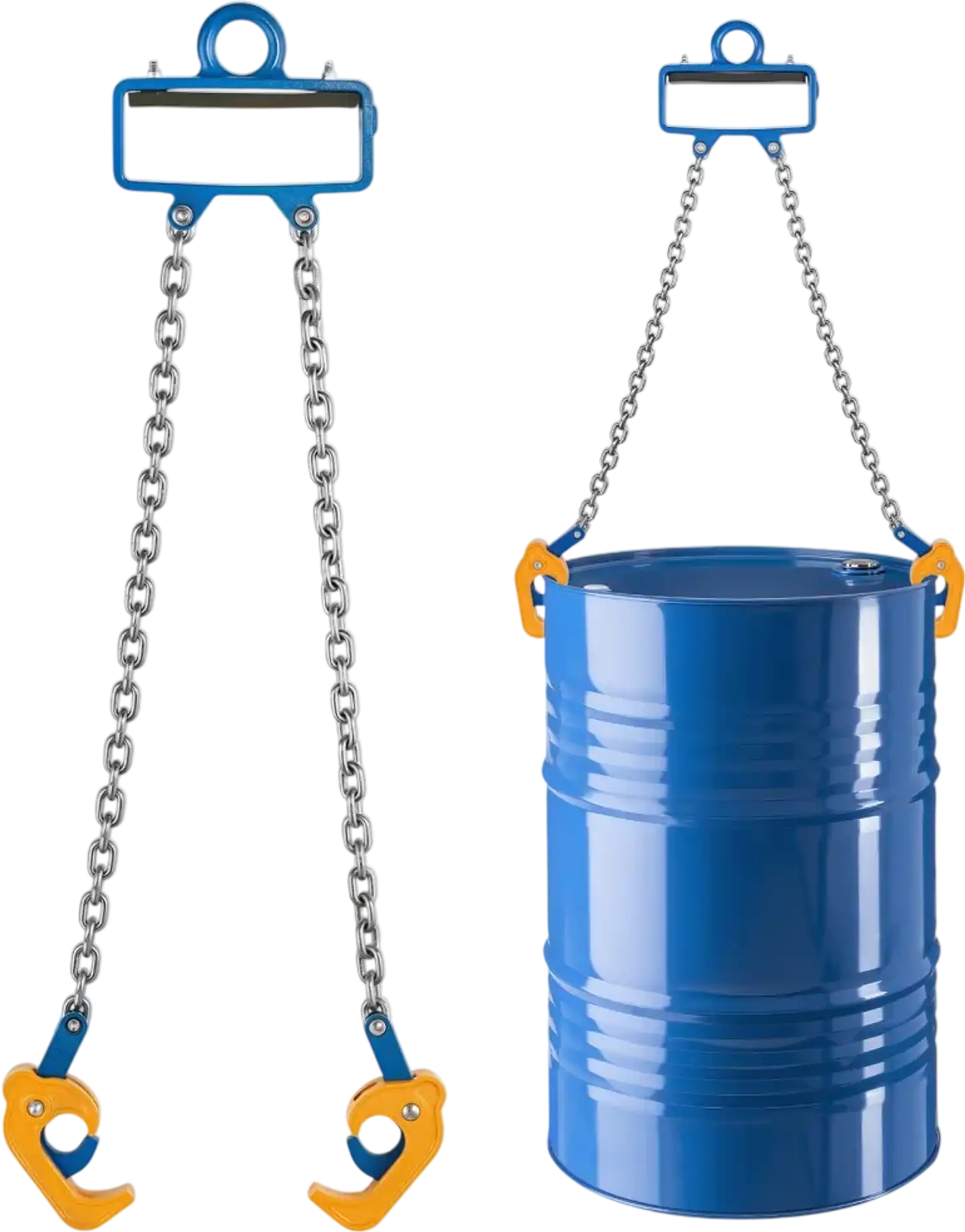 Vevor Chain Drum Lifter 2200 lbs G80 Barrel Lifting Clamp New