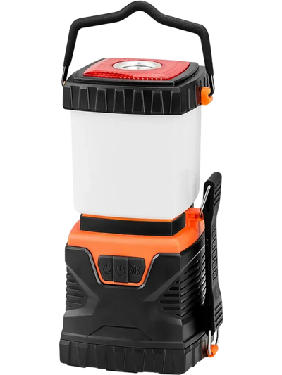 VEVOR LED Camping Lantern, All-in-one, 1000LM, 360° Illumination, 4 Lighting Modes, Battery Powered Light, Outdoor Robust Flashlight, Built to Last Light, Ideal for Hiking Fishing Outages Repairs