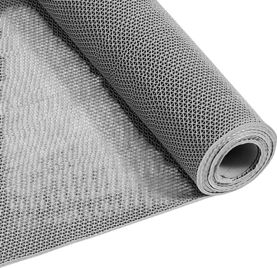 Vevor Drainage Mat 3' x 10' PVC Non-Slip Floor Mat Gray New