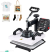VEVOR Heat Press Machine 12 x 10 in Sublimation Press Machine Swing Away, Heat Up Fast and Even, Digital Precise Time and Temperature Control, for T-Shirts, Canvas Tote Bag, Pillowcases, Socks