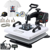 VEVOR Heat Press Machine, 15 x 15 in, 8-in-1 Multifunction, 360° Swing Away, Heat Up Fast and Even, Digital Precise Control, Sublimation Press Machine for T-Shirts, Mugs, Tumblers, Caps, Plates