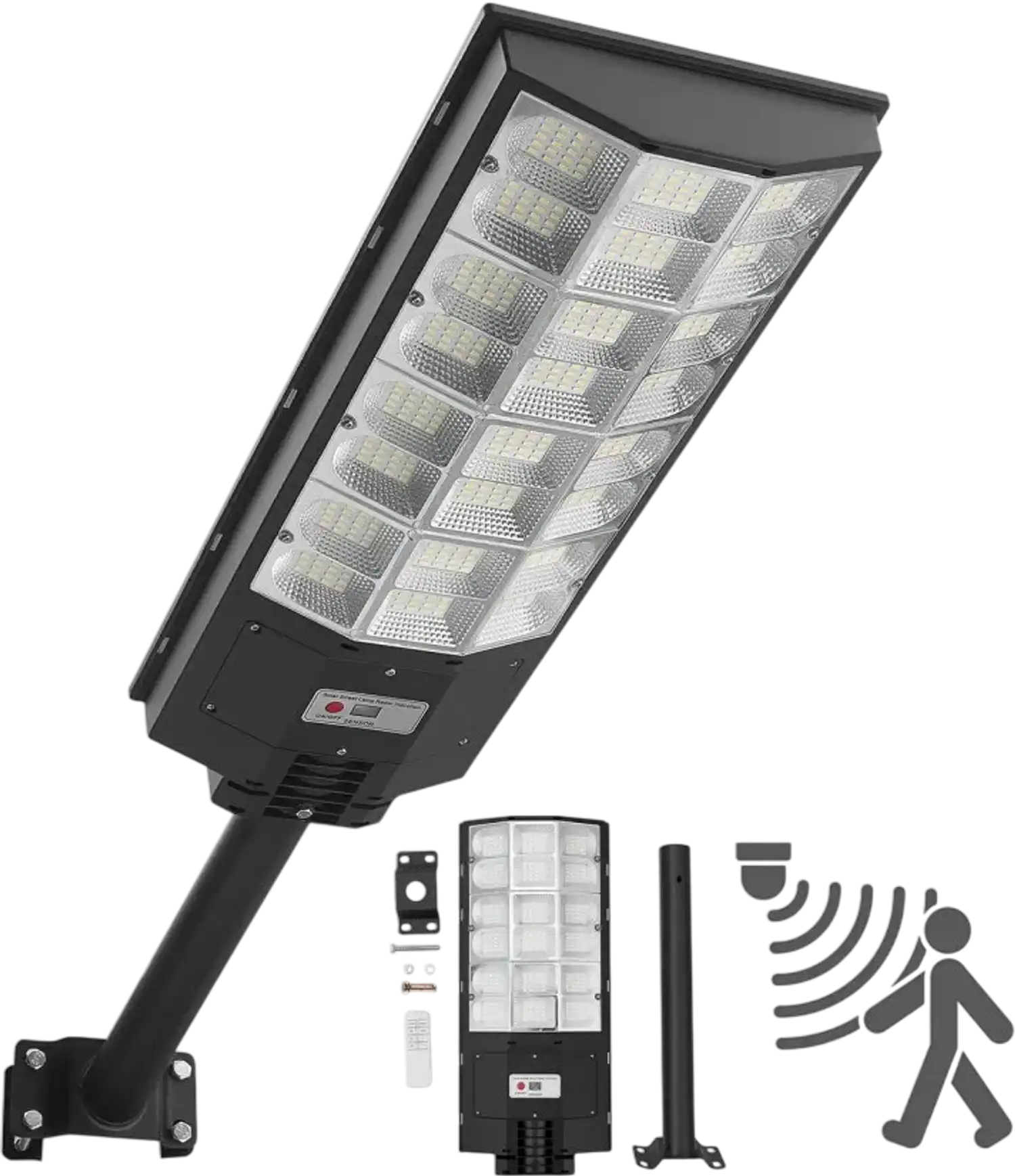 Vevor Solar Street Light 8000W 450000LM Dusk-to-Dawn Motion Sensor Outdoor Security Lamp New