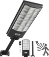 VEVOR 8000W Solar Street Light Outdoor, 450000LM, Commercial Parking Lot Light Dusk to Dawn, LED Flood Security Lamp with Motion Sensor, IP65 Waterproof Outdoor Lighting, for Driveway Yard, 1 Pack