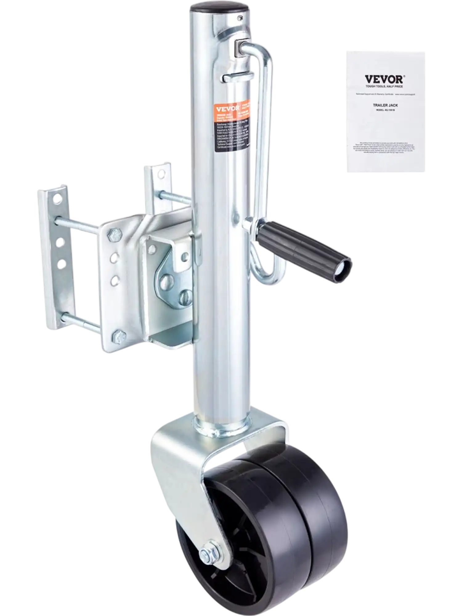 Vevor Trailer Jack Bolt-On Tongue Jack with PP Wheel 2000 lbs 35.3