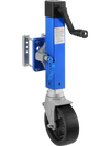 VEVOR Trailer Jack with Wheel, 1600 lbs Heavy Duty Swivel Boat Trailer Jack PP Single Wheel, 10" Lift, Bolt-on Trailer Tongue Jack with Ergonomic Handle for RV, Boat, Horse Trailer, Utility Trailer