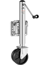 VEVOR Trailer Jack with Wheel, 2000 lbs Load Capacity, Heavy Duty Swivel Boat Trailer Jack with PP Single Wheel & Ergonomic Handle, 12-inch Lift, Fit for RVs, Boats, Horse Trailers, Utility Trailers