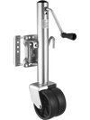 VEVOR Trailer Jack with Wheel, 1500 lbs Load Capacity, Heavy Duty Swivel Boat Trailer Jack with PP Single Wheel & Ergonomic Handle, 12-inch Lift, Fit for RVs, Boats, Horse Trailers, Utility Trailers