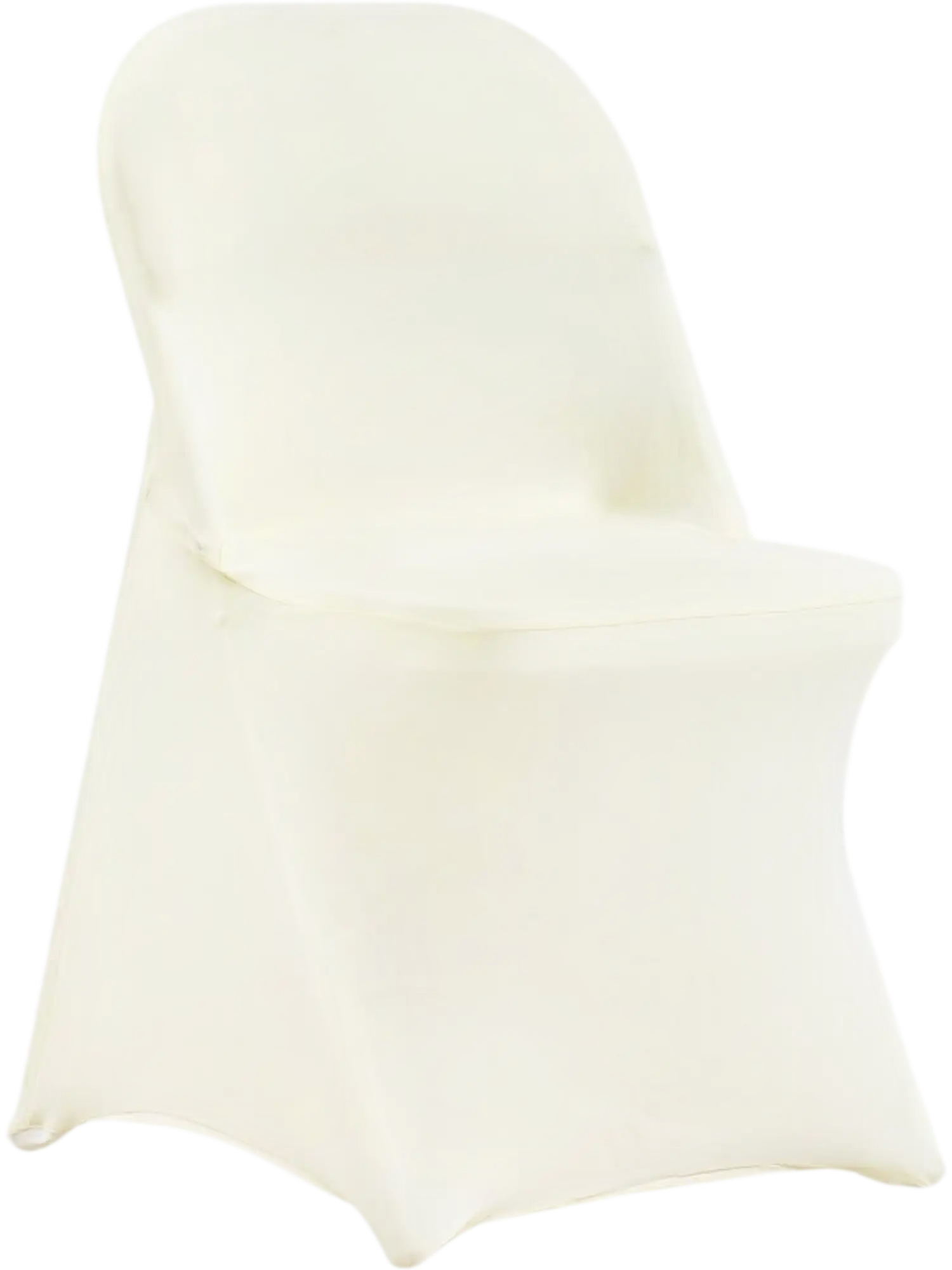 Vevor Chair Covers Stretch Spandex Folding Chair Slipcovers 50-Piece Ivory White New
