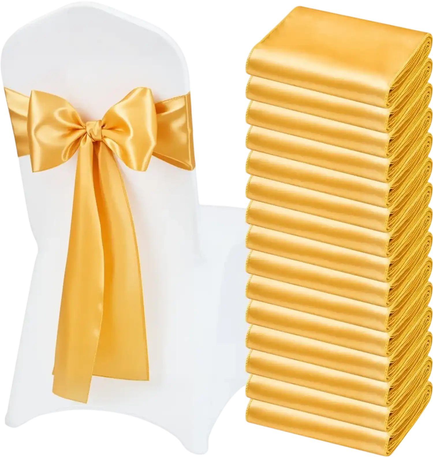 Vevor Chair Sashes Satin 50 Pcs 7