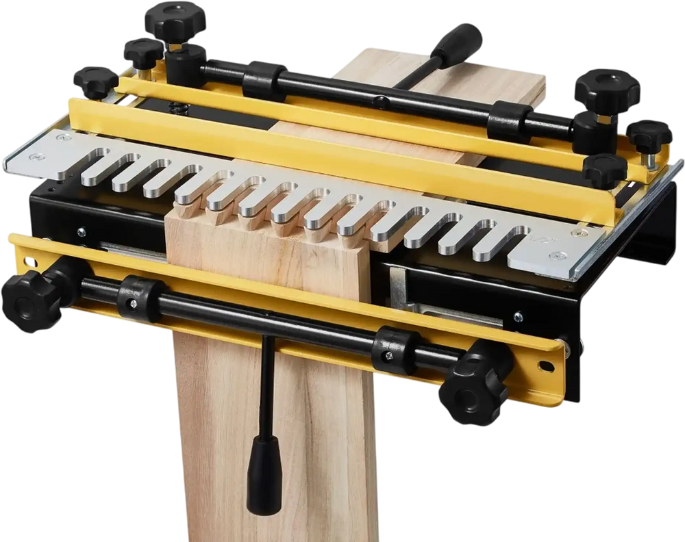 VEVOR Dovetail Jig, 12 in Width, Dove Tailing Router Jigs with Router Bit & 1/2” Template, Precise Alignment Dove Tail Jig, Mortise and Tenon Jig Woodworking Tools for Furniture & Wood Cabinet Making